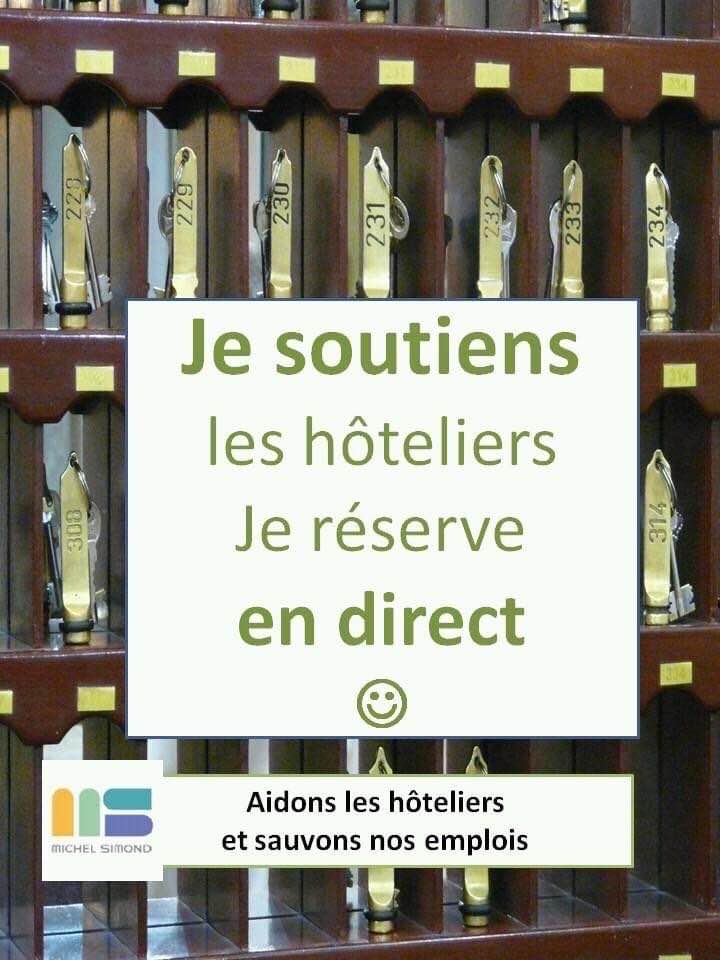 Je soutiens les hôteliers