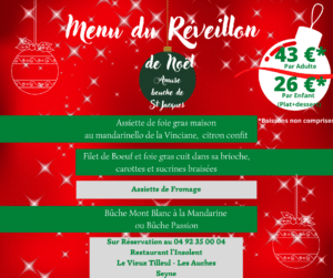 MENU DE NOEL